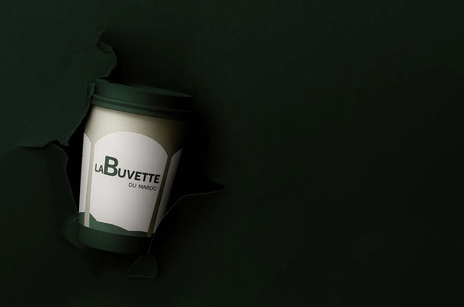 Gobelet de pause-café La Buvette du Maroc à Casablanca